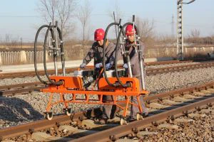 NRD-4 ISO การเผาไหม้ภายในที่ได้รับการรับรอง Soft Shaft Rail Railing Machine (Dual Power)